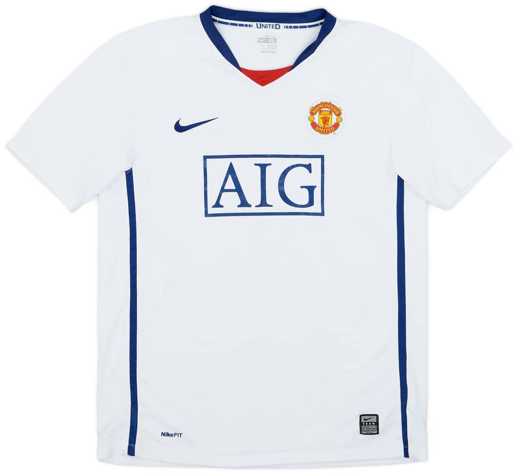 2008-10 Manchester United Away Shirt - 7/10 - (XL.Boys)