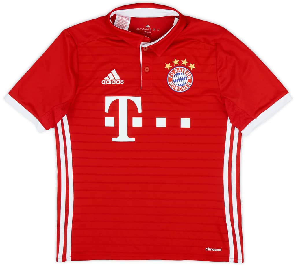 2016-17 Bayern Munich Home Shirt - 8/10 - (L.Boys)