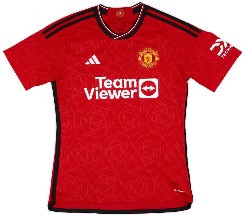 2023-24 Manchester United Home Shirt Mainoo #37 - 10/10 - (M)