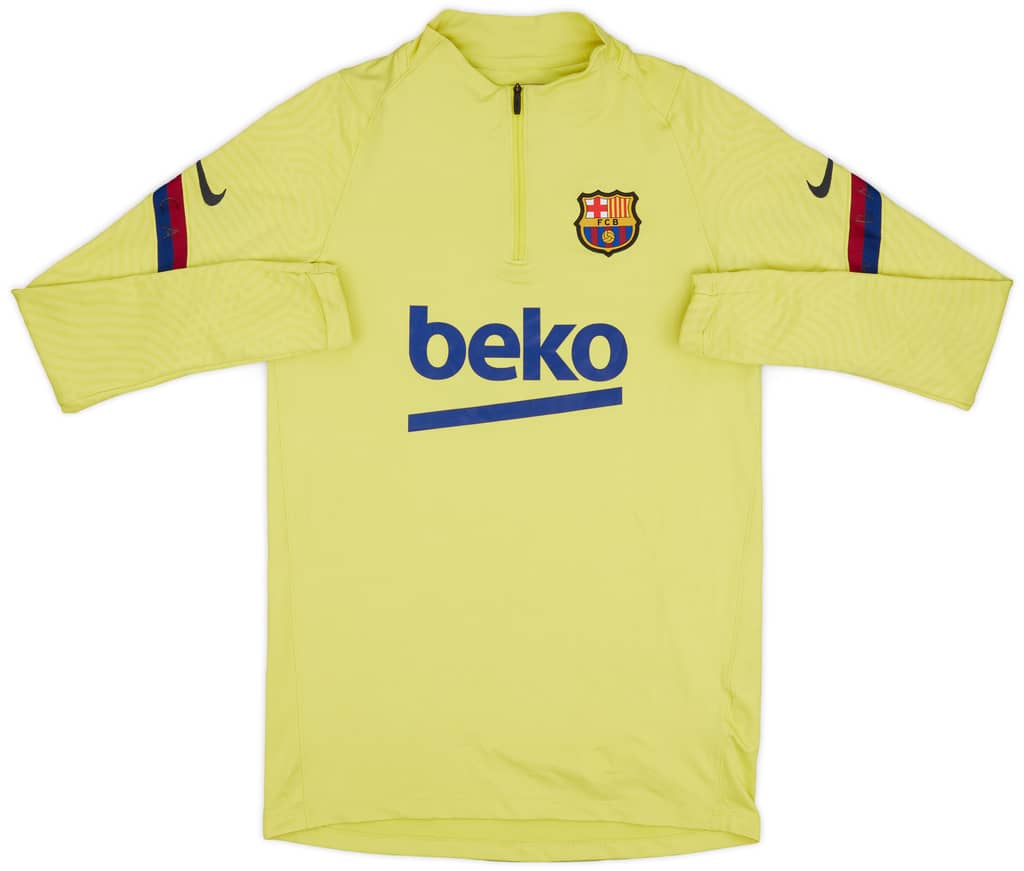 2020-21 Barcelona Nike 1/4 Zip Training Top - 6/10 - (S)