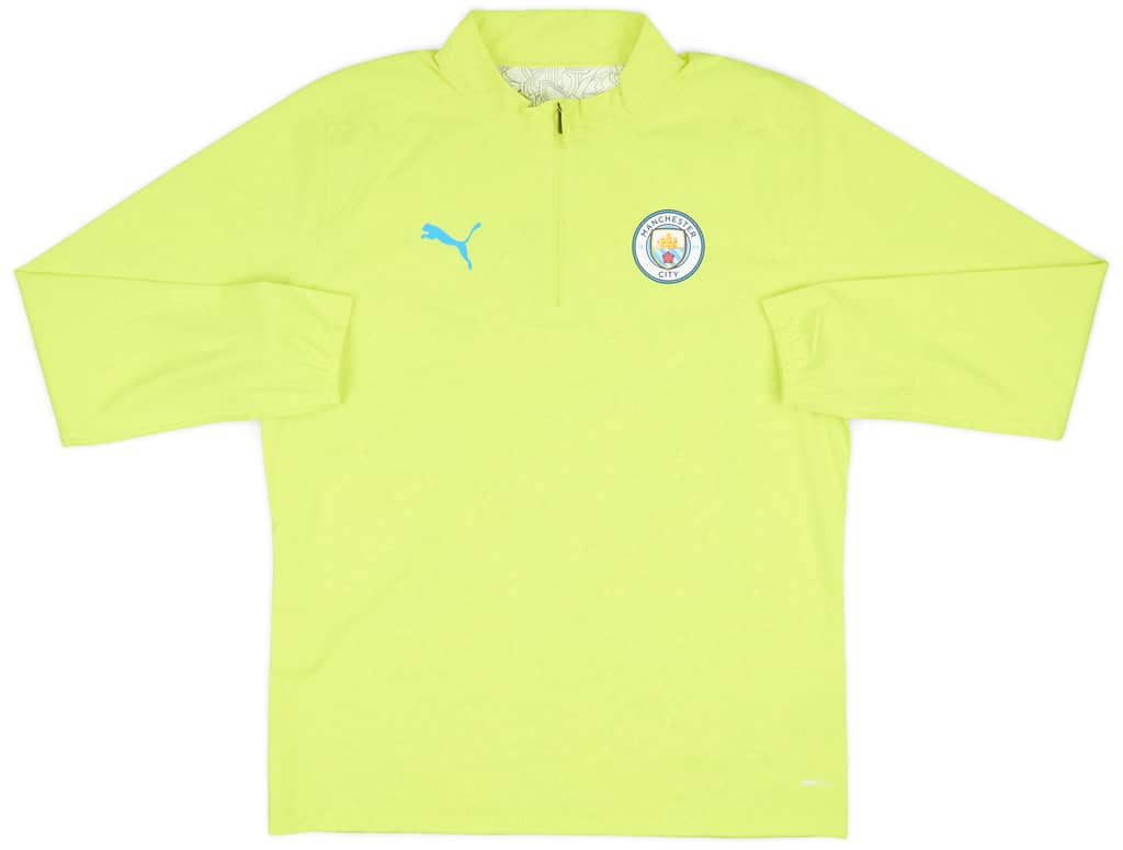2024-25 Manchester City Puma 1/4 Zip Rain Top (XXL)