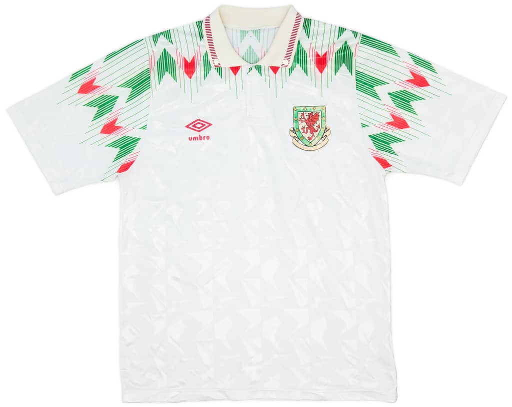 1990-92 Wales Away Shirt - 7/10 - (M)