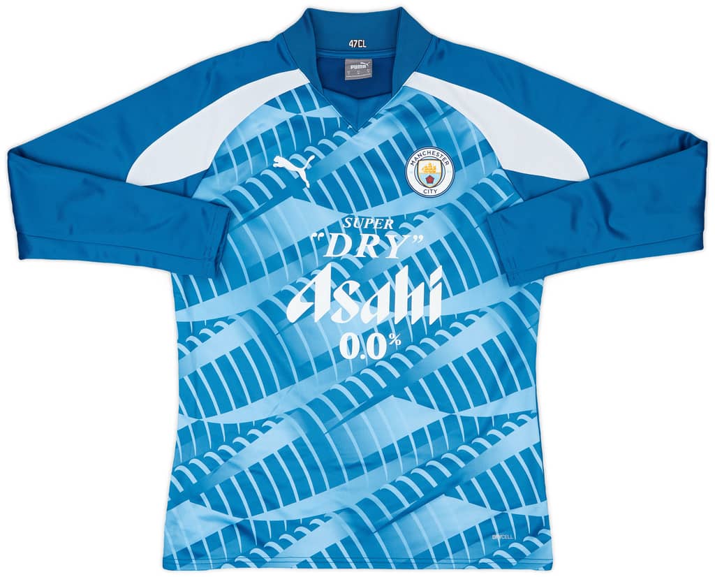 2023-24 Manchester City Player Issue Pre-Match Sweat Top #47 (Foden) - 9/10 - (M)