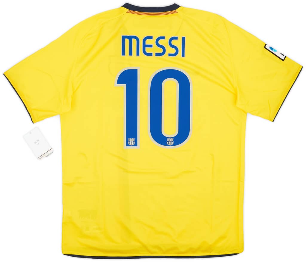 2008-10 Barcelona Away Shirt Messi #10 (L)