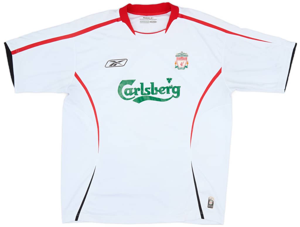 2005-06 Liverpool Away Shirt Gerrard #8 - 5/10 - (L)