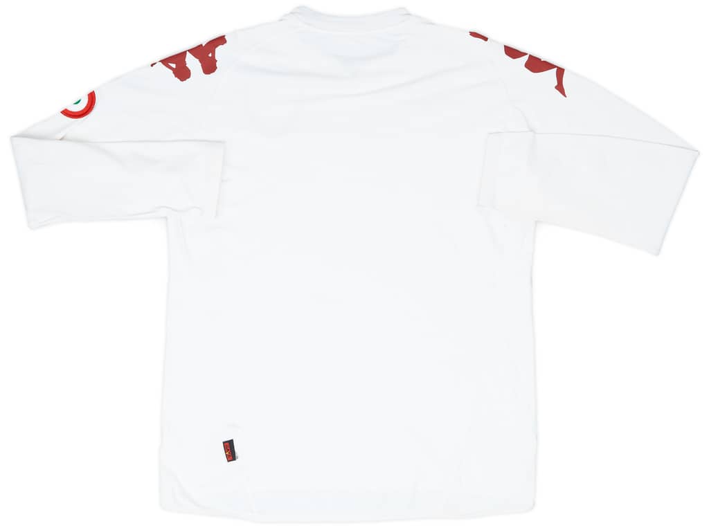 2008-09 Roma Away L/S Shirt - 7/10 - (XL)