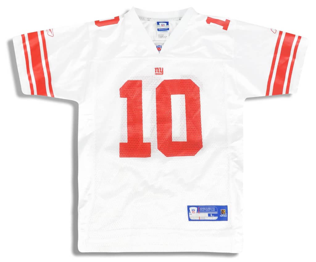 2005-06 New York Giants Manning #10 Reebok On Field Jersey (Away) Y
