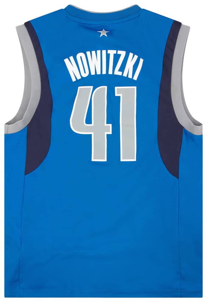 2011-14 Dallas Mavericks Nowitzki #41 adidas Jersey (Away) M