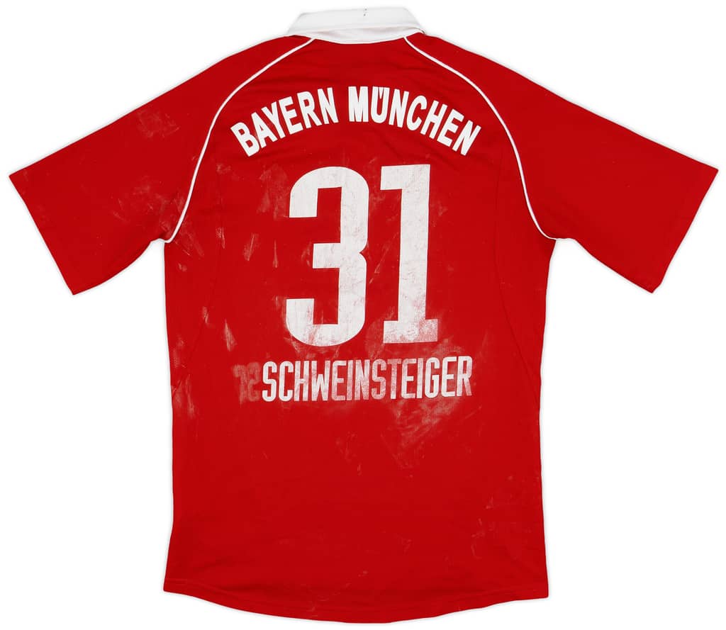 2005-06 Bayern Munich Home Shirt Schweinsteiger #31 - 4/10 - (S)