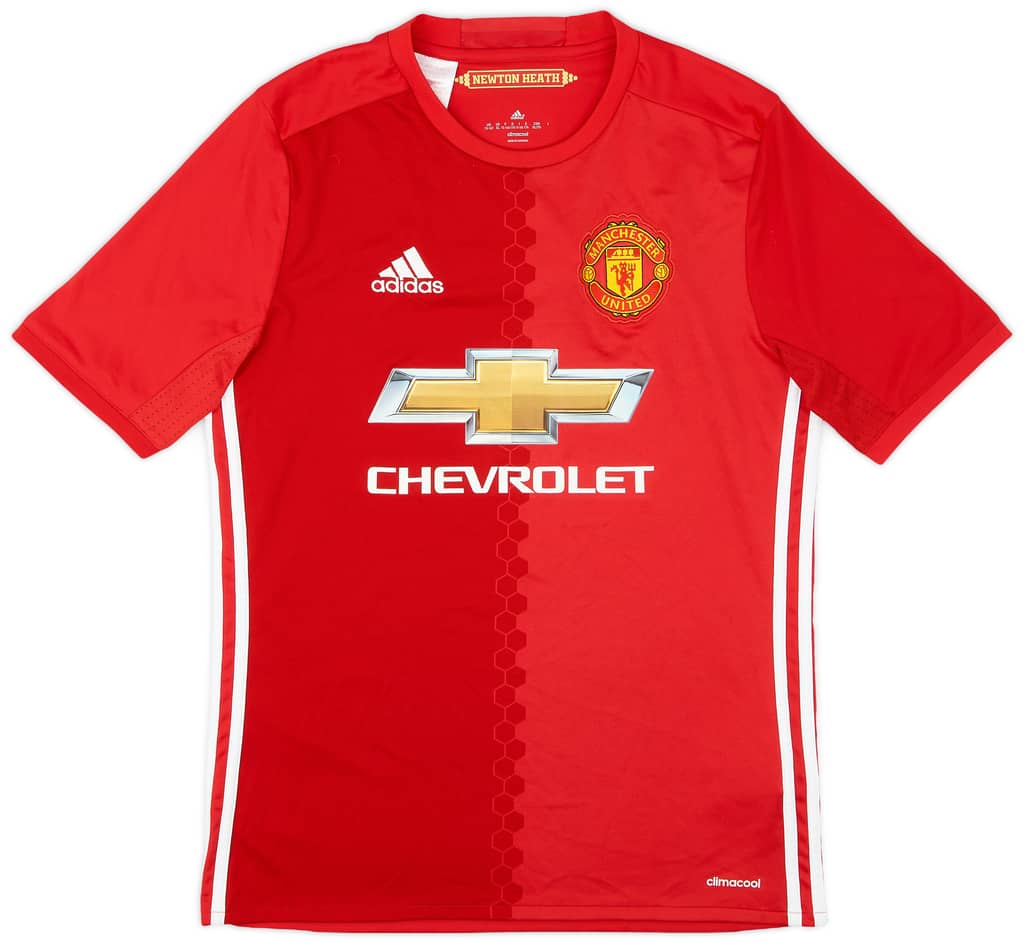 2016-17 Manchester United Home Shirt - 9/10 - (XL.Boys)