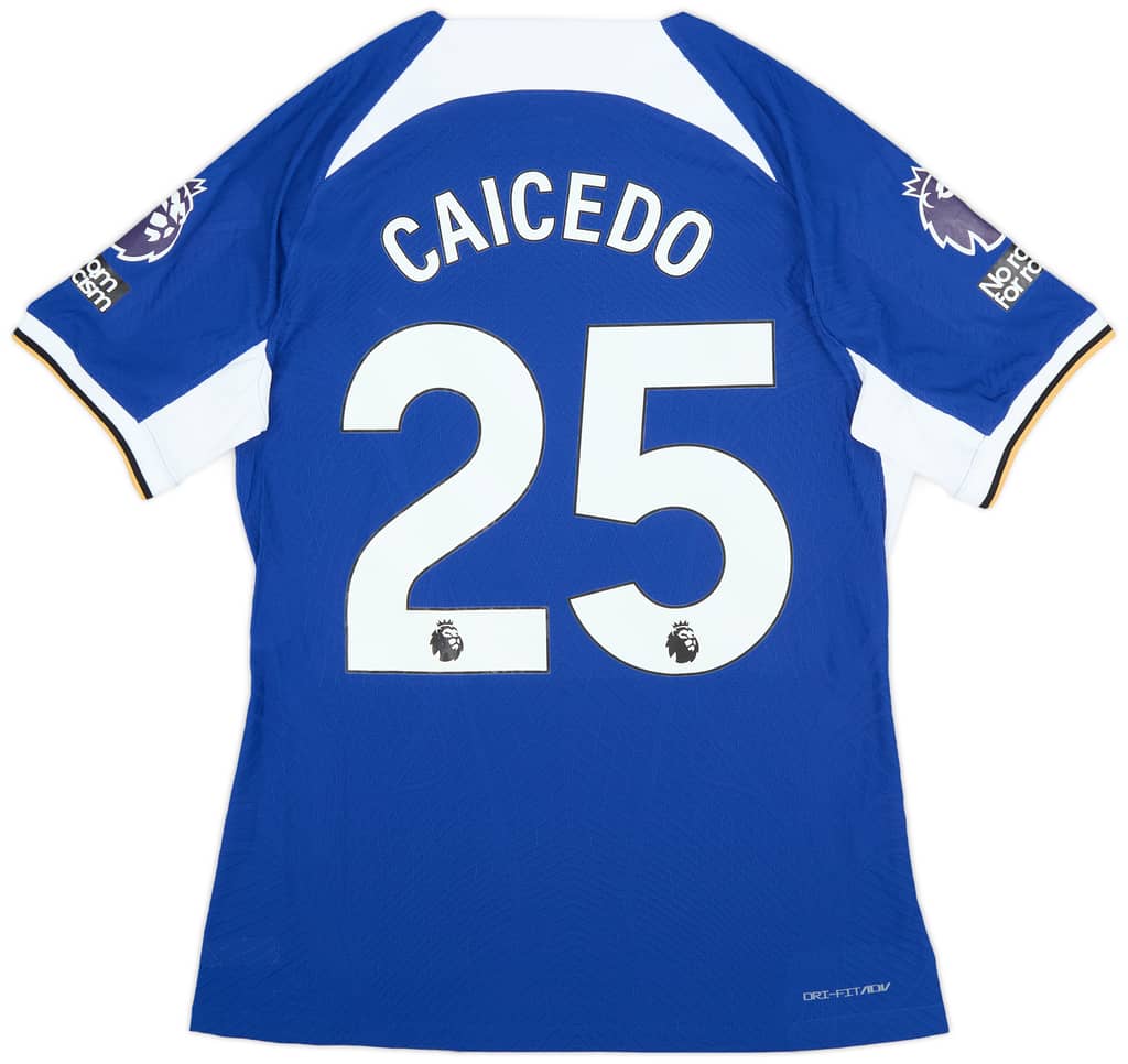 2023-24 Chelsea Match Issue Home Shirt Caicedo #25