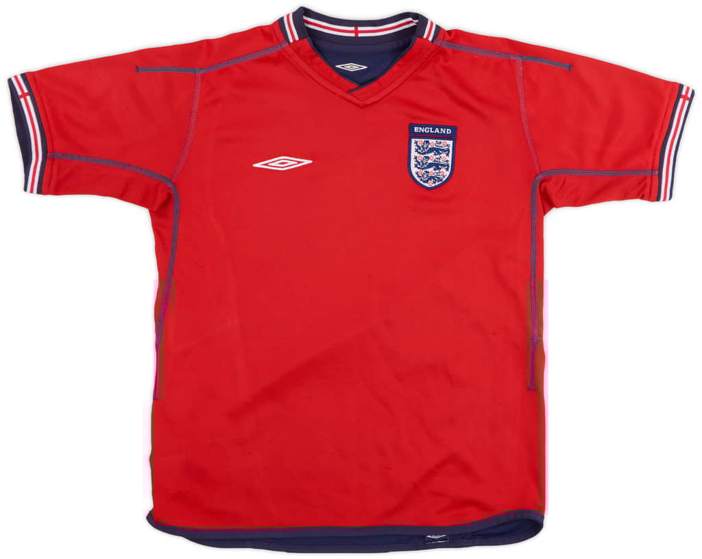 2002-04 England Away Shirt - 8/10 - (S.Boys)