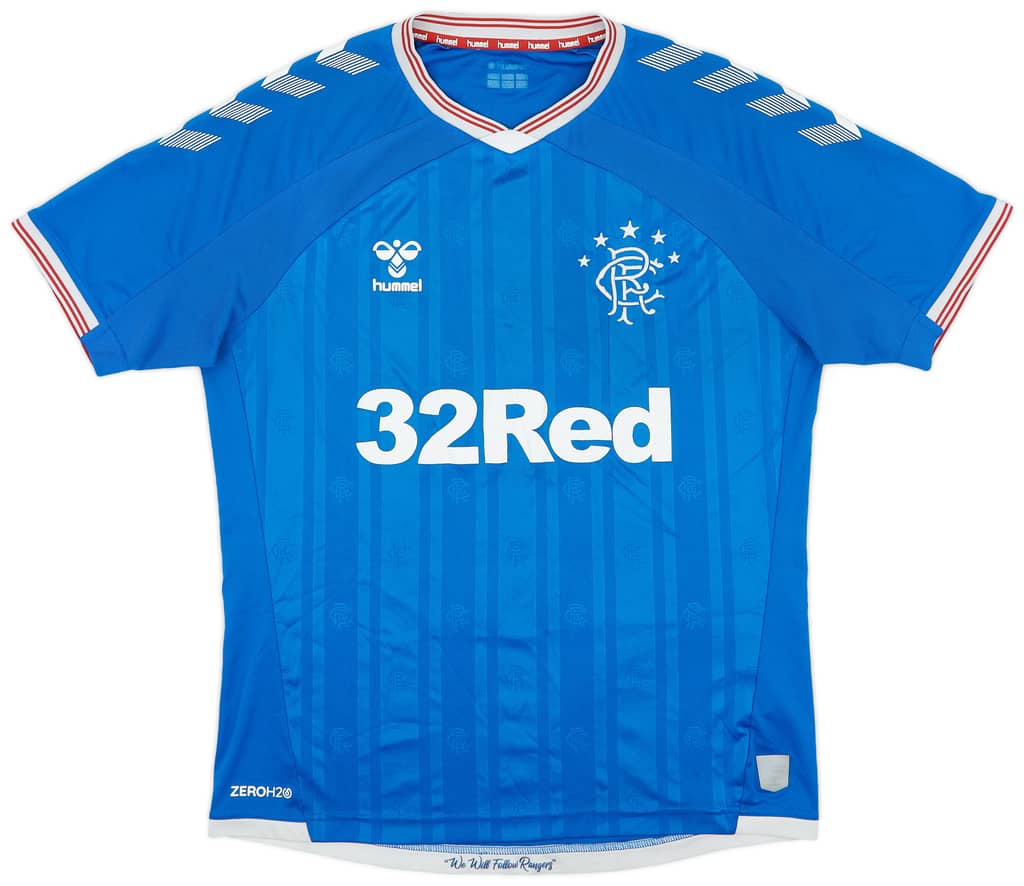 2019-20 Rangers Home Shirt - 8/10 - (L)