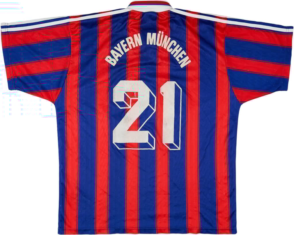 1995-97 Bayern Munich Home Shirt #21 - 5/10 - (XL)
