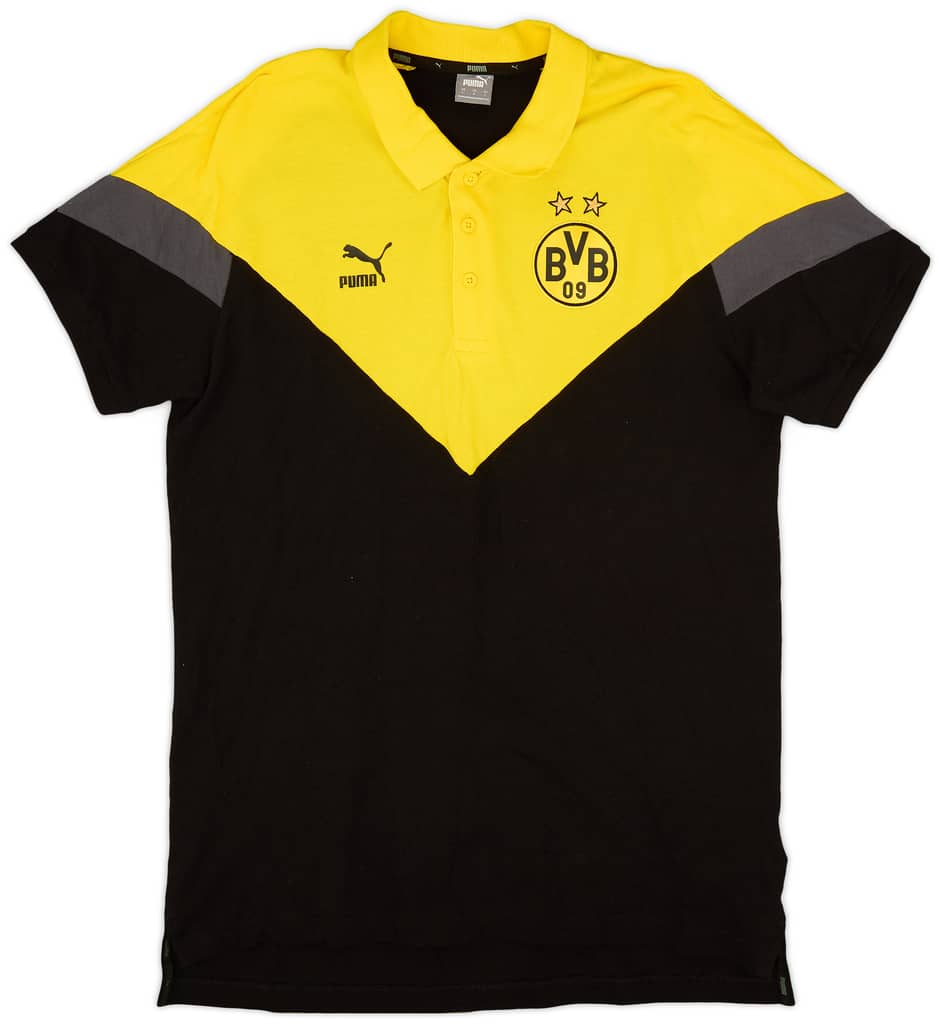 2019-20 Borussia Dortmund Puma Polo Shirt - 9/10 - (L)