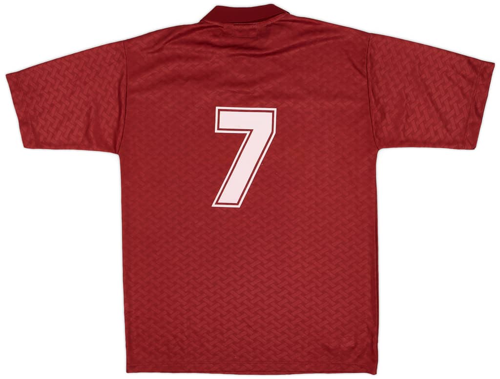 1992-93 Reggiana Match Worn Home Shirt #7