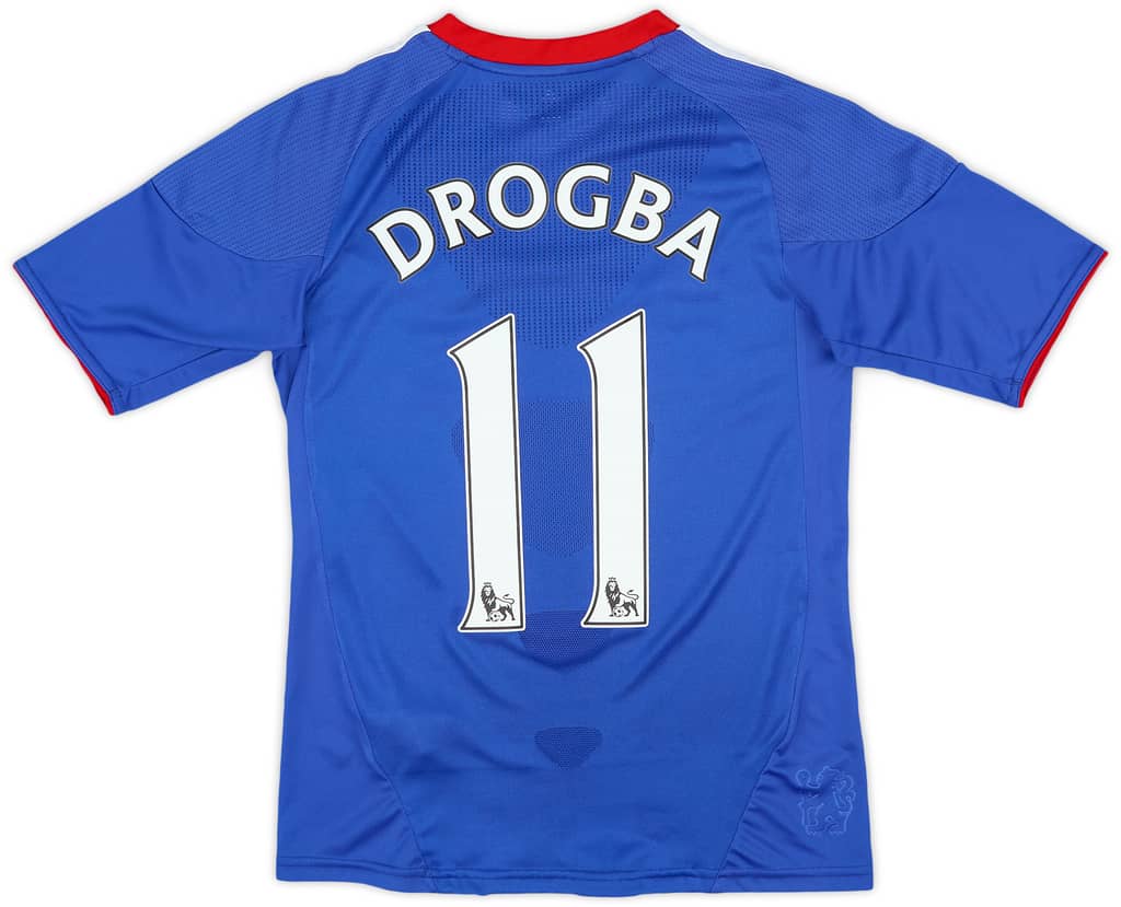 2010-11 Chelsea Home Shirt Drogba #11 - 9/10 - (XS)