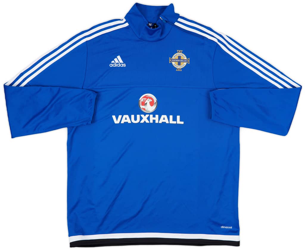 2016-17 Northern Ireland adidas 1/4 Zip Drill Top - 7/10 - (XL)