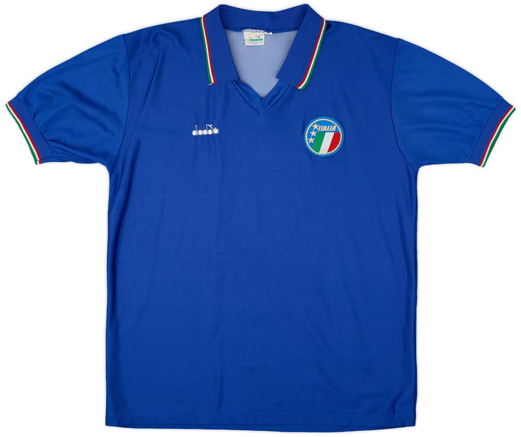 1986-90 Italy Home Shirt - 9/10 - (XL)
