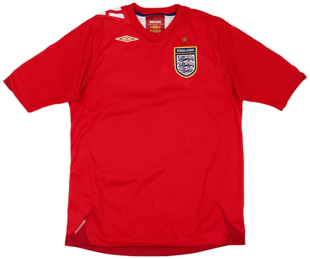 2006-08 England Away Shirt - 9/10 - (XL.Boys)