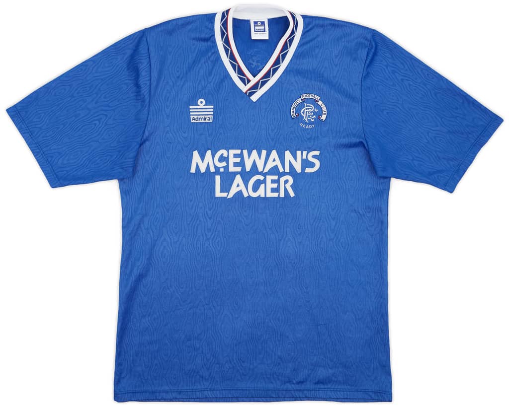 1990-92 Rangers Home Shirt - 8/10 - (M)