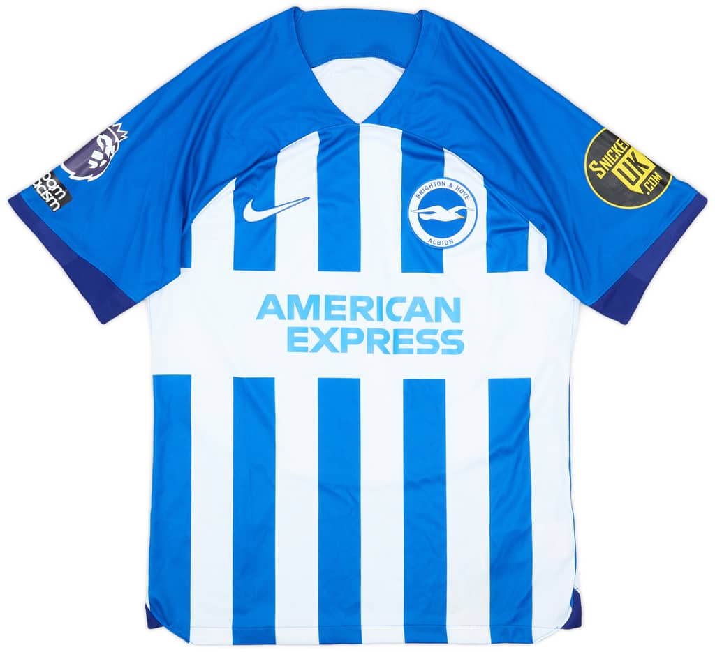 2023-24 Brighton Match Issue Home Shirt Enciso #10