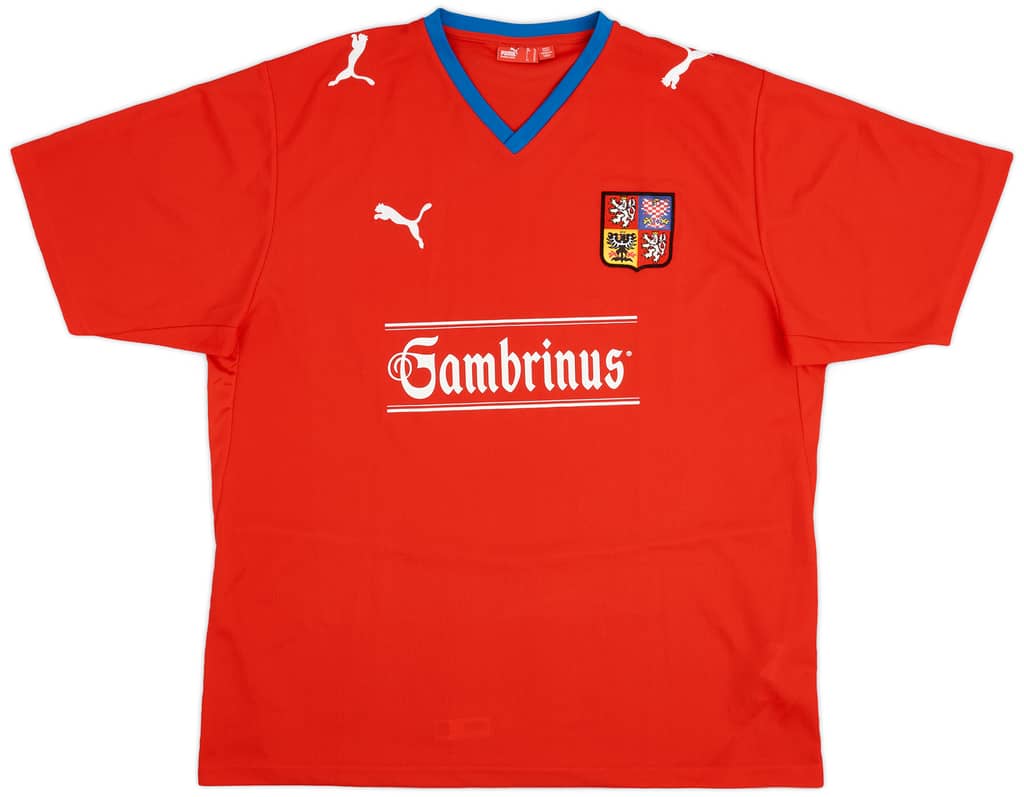 2008-09 Czech Republic Basic Home Shirt - 9/10 - (XL)