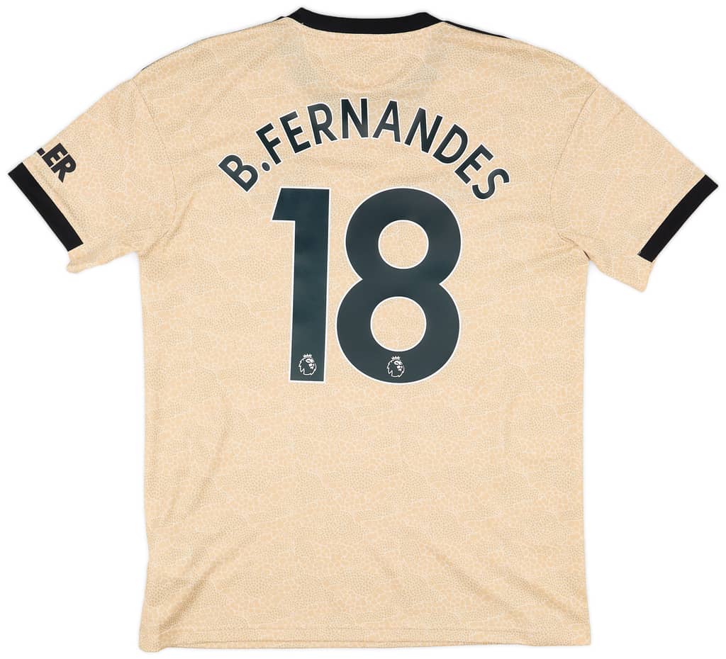 2019-20 Manchester United Away Shirt B.Fernandes #18 - 10/10 - (M)
