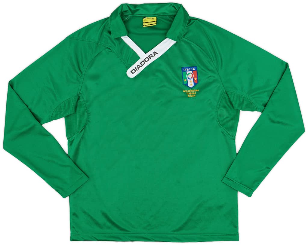 2000s Italy Diadora Referee L/S Shirt - 9/10 - (S)