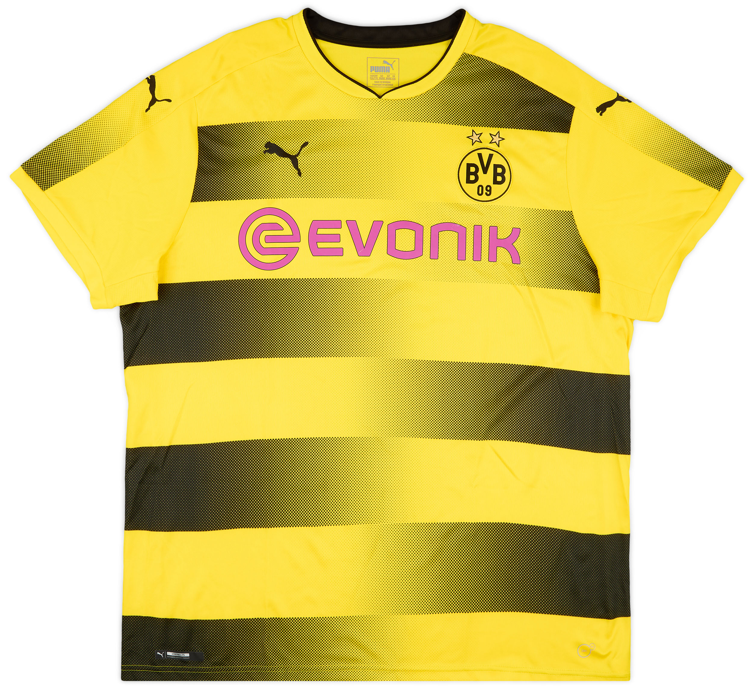 2017-18 Borussia Dortmund Home Shirt Aubameyang #17 - 8/10 - (XXL)