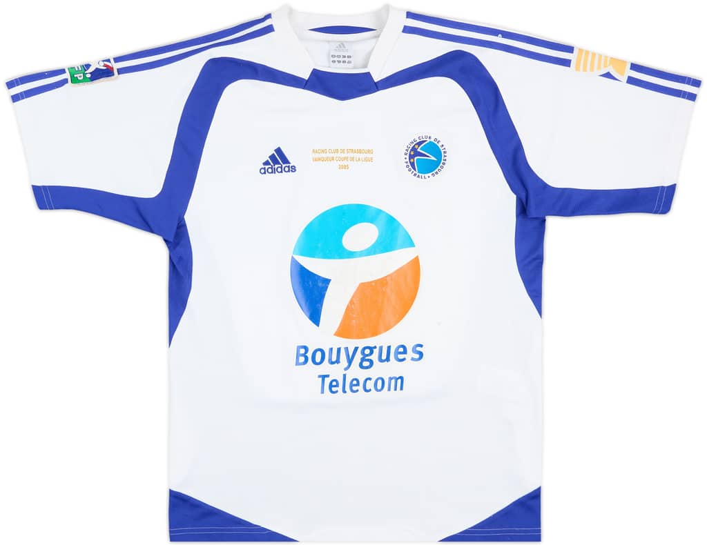 Camiseta de visitante del Strasbourg Coupe de Ligue 2004-05 - 4/10 - (M)