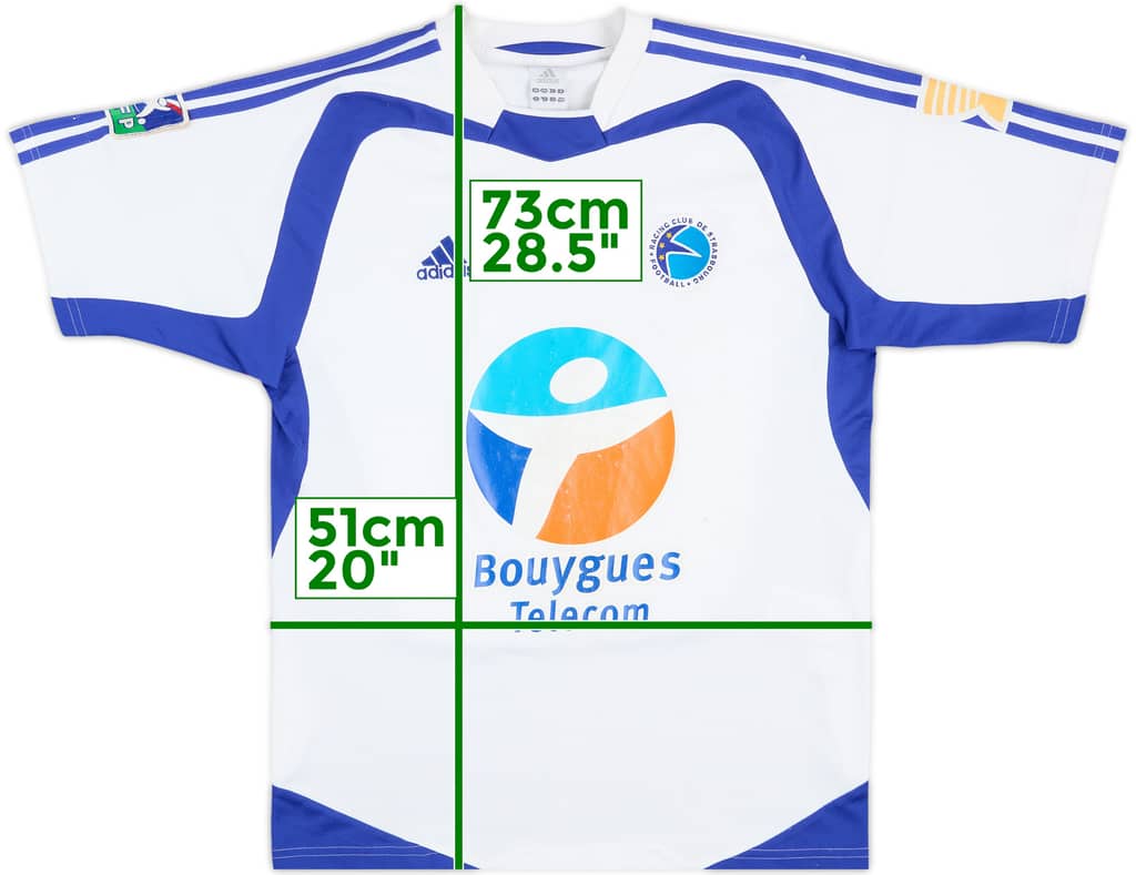 Camiseta de visitante del Strasbourg Coupe de Ligue 2004-05 - 4/10 - (M)