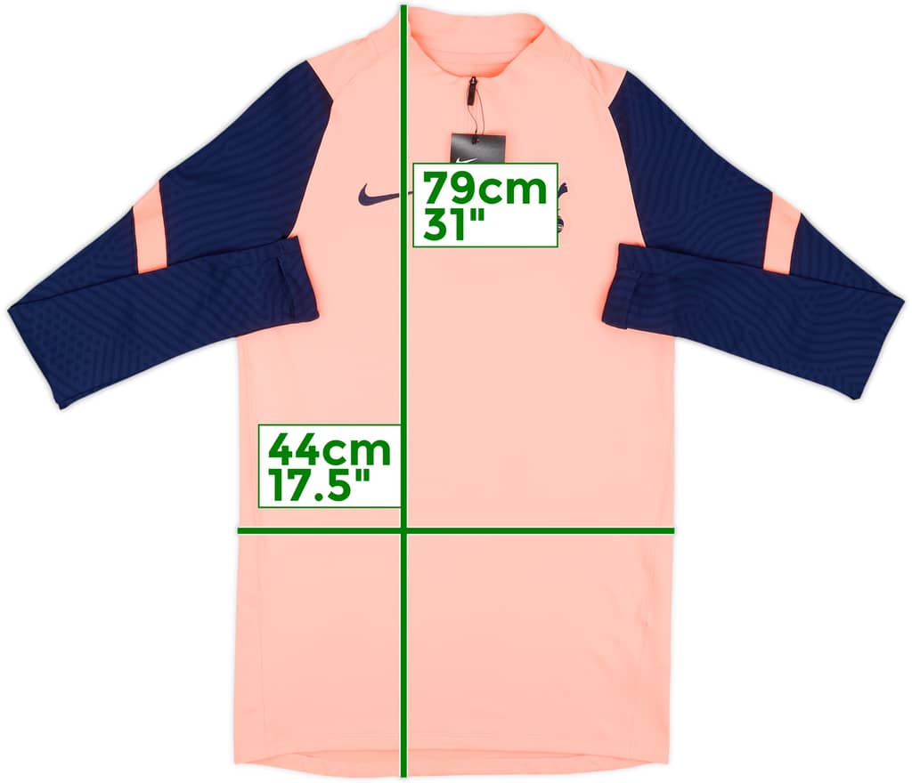 2020-21 Tottenham Nike 1/4 Zip Training Top (S)