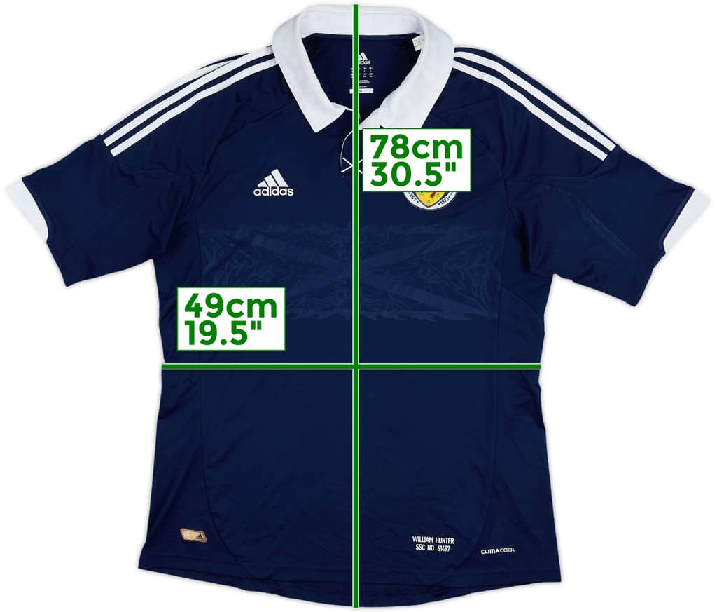 2011-13 Scotland Home Shirt - 8/10 - (L)