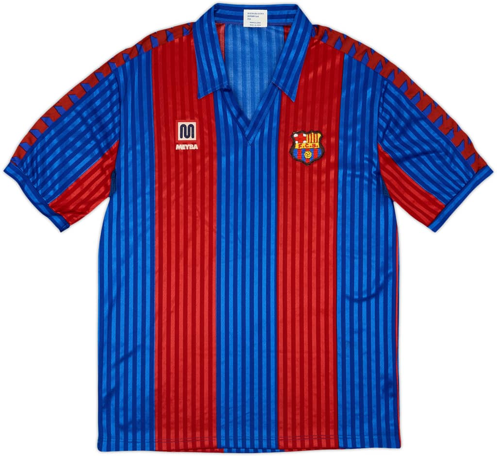 1989-92 Barcelona Home Shirt - 10/10 - (XL)