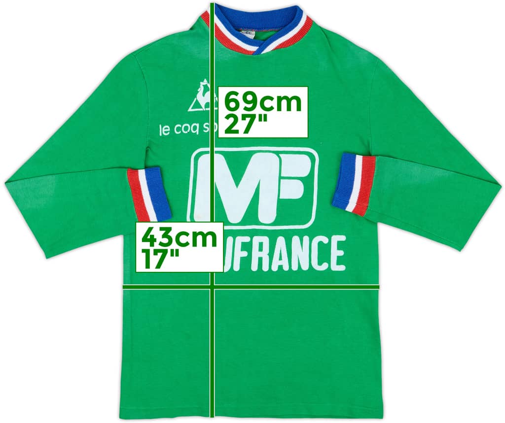 1975-78 Saint Etienne Home L/S Shirt - 9/10 - (S)