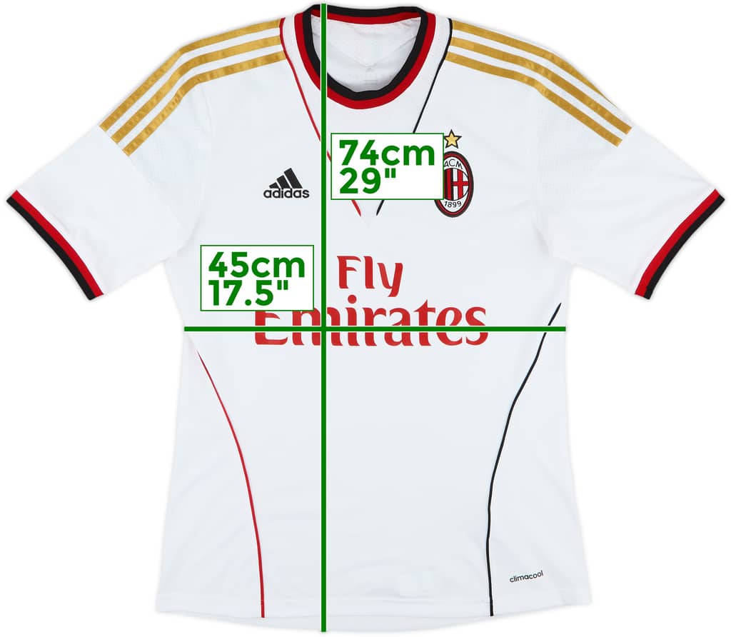 2013-14 AC Milan Away Shirt - 8/10 - (S)