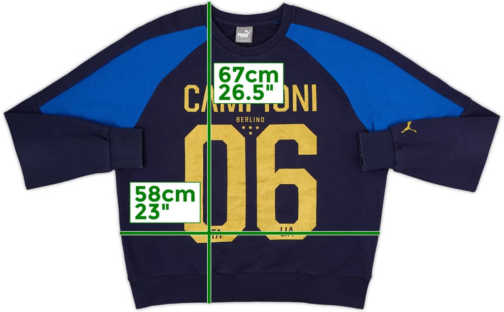 2006-08 Italy 'Campioni '06' Puma Sweat Top - 7/10 - (XL)