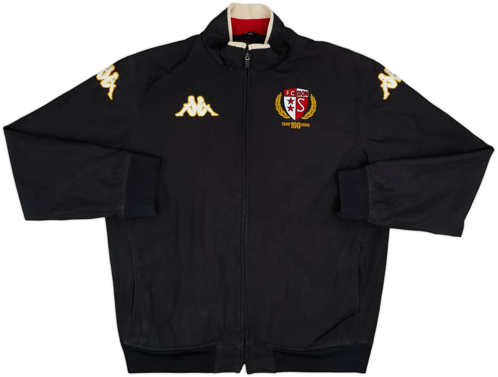 2009-10 FC Sion Kappa Track Jacket - 5/10 - (XXL)