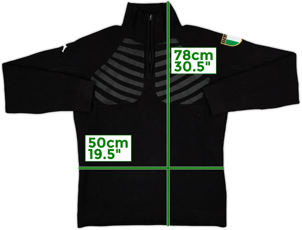 2002-03 Italy Kappa 1/4 Zip Fleece Top - 8/10 - (XL)