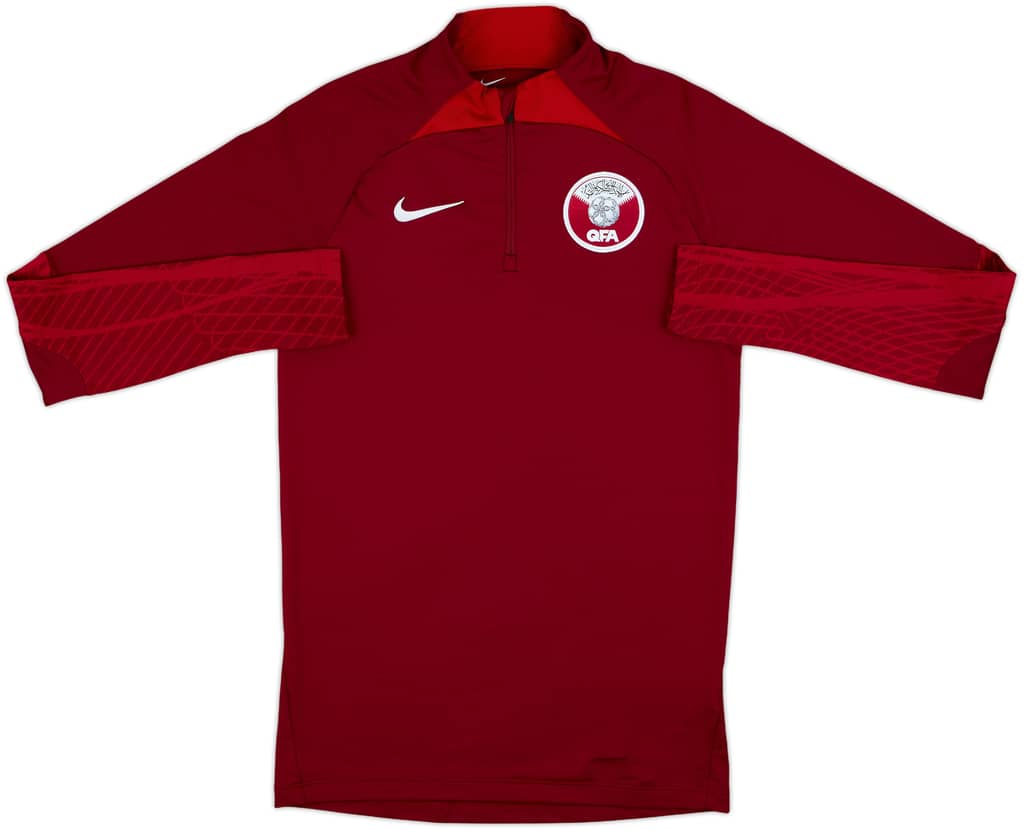 2022-24 Qatar Nike 1/4 Zip Drill Top - 9/10 - (XS)