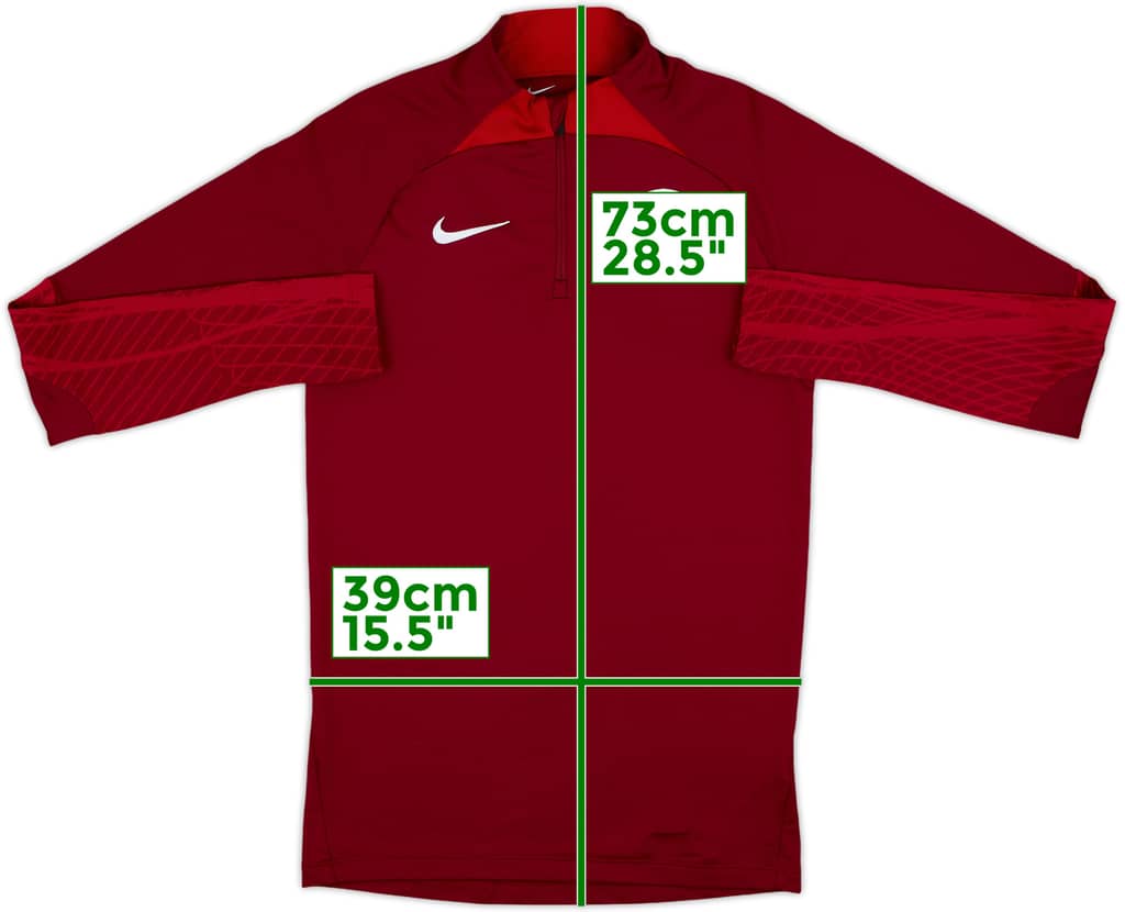 2022-24 Qatar Nike 1/4 Zip Drill Top - 9/10 - (XS)