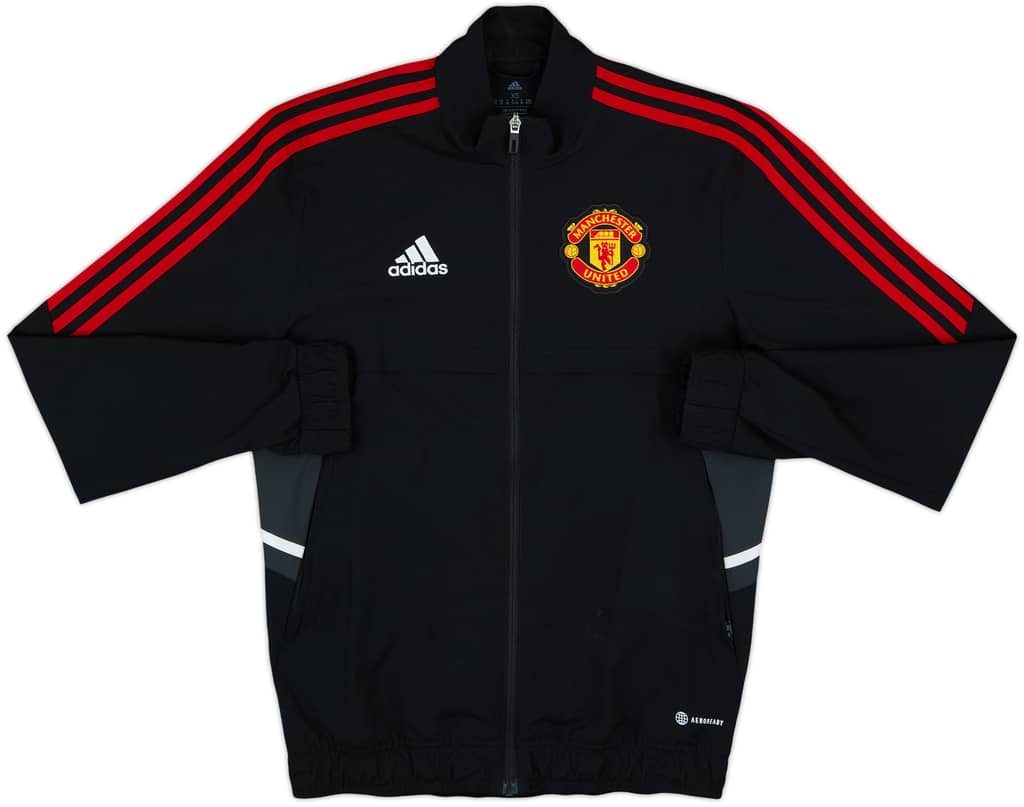 2022-23 Manchester United adidas Track Jacket - 7/10 - (XS)