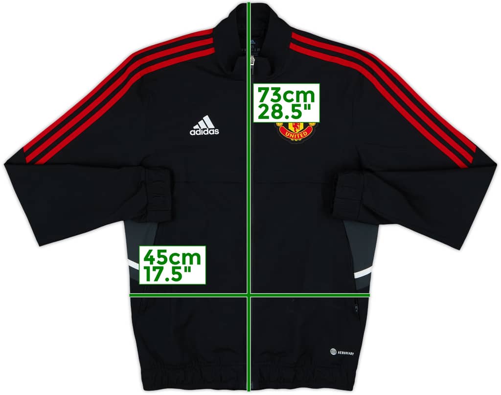 2022-23 Manchester United adidas Track Jacket - 7/10 - (XS)