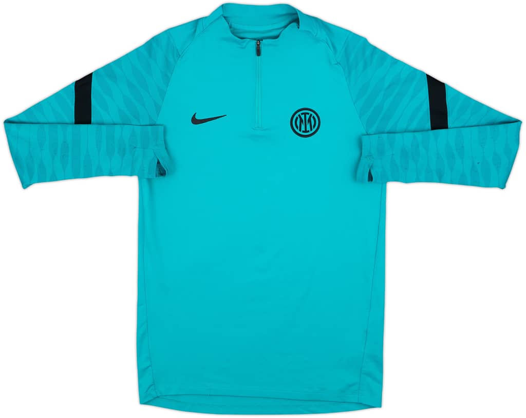 2021-22 Inter Milan Nike 1/4 Zip Drill Top - 7/10 - (S)