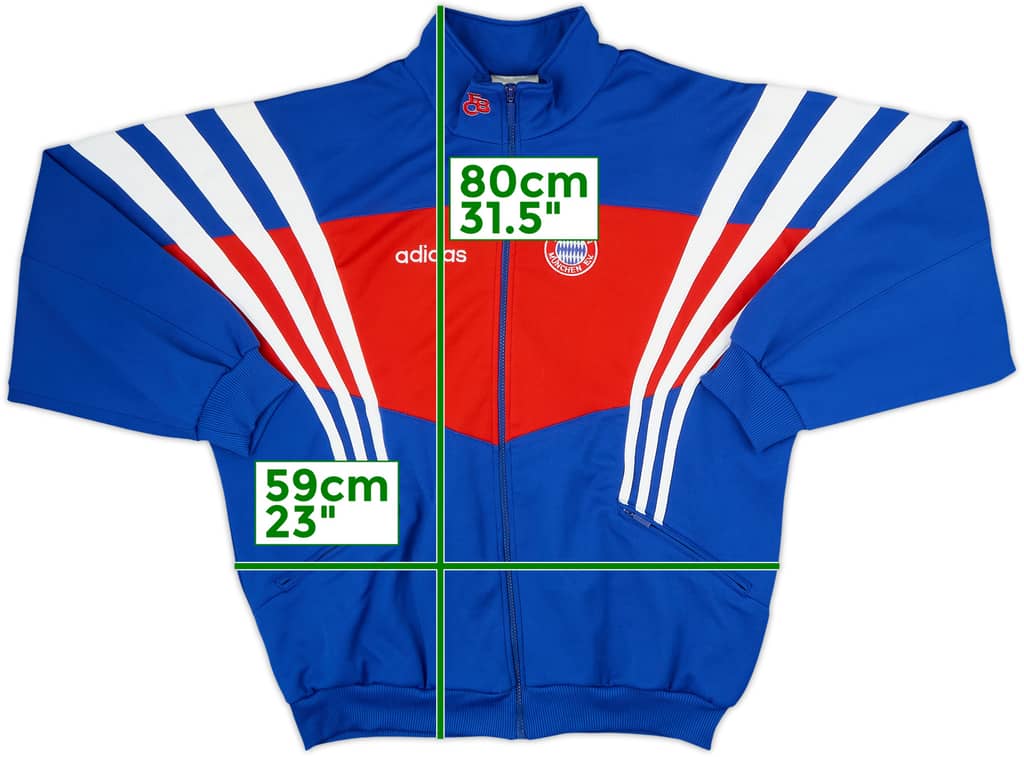 1993-95 Bayern Munich adidas Track Jacket - 8/10 - (XL/XXL)