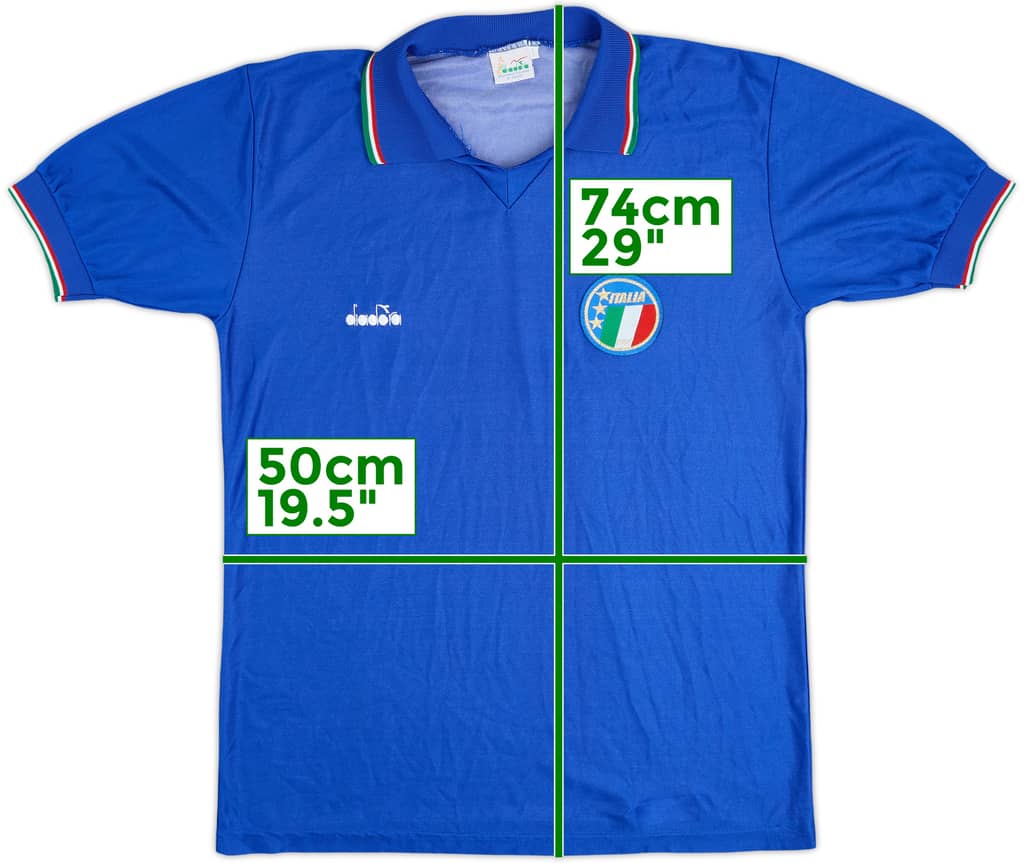 1986-91 Italy Home Shirt - 7/10 - (L)