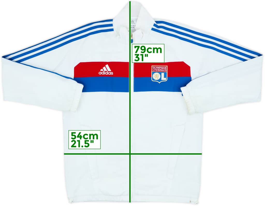 2011-12 Lyon adidas Track Jacket - 5/10 - (M)