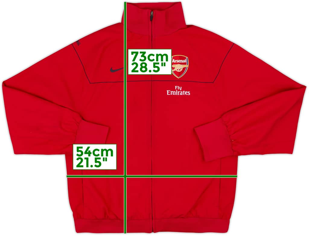 2008-09 Arsenal Nike Track Jacket - 8/10 - (M)