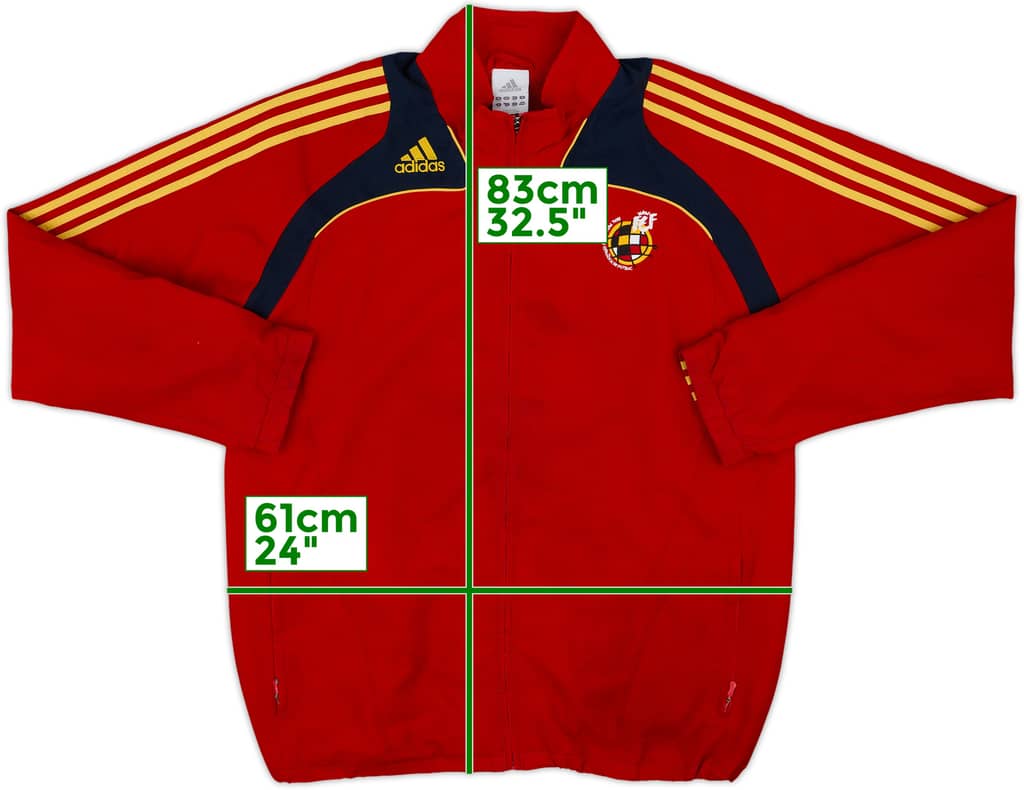 2008-09 Spain adidas Track Jacket - 7/10 - (XL)